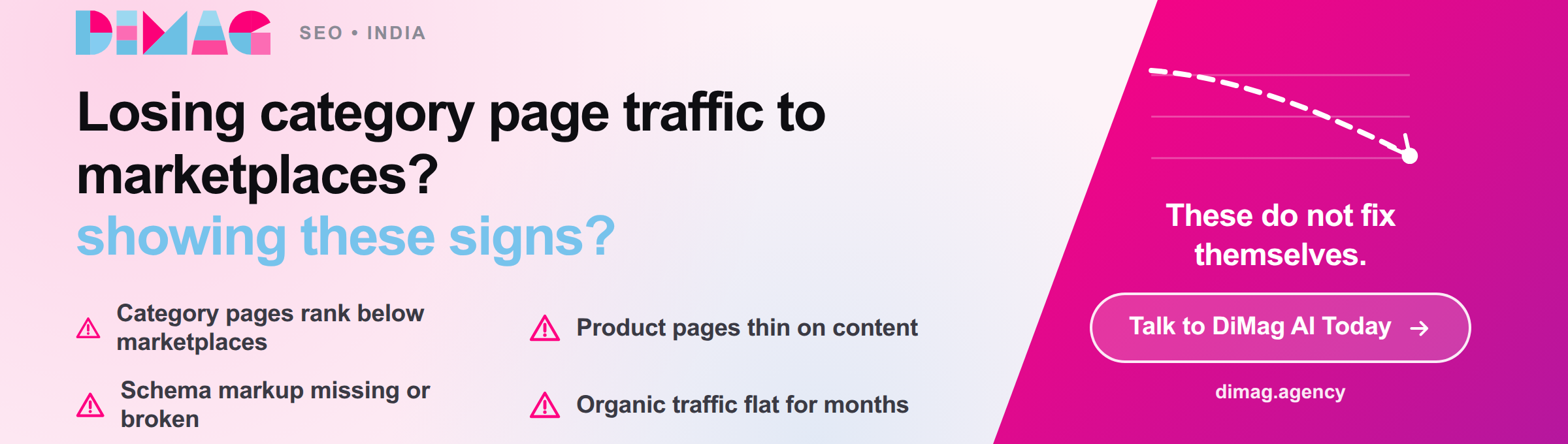 Visual comparison of structured data fields on a standalone product page against a generic marketplace seller listing, highlighting the schema markup differences