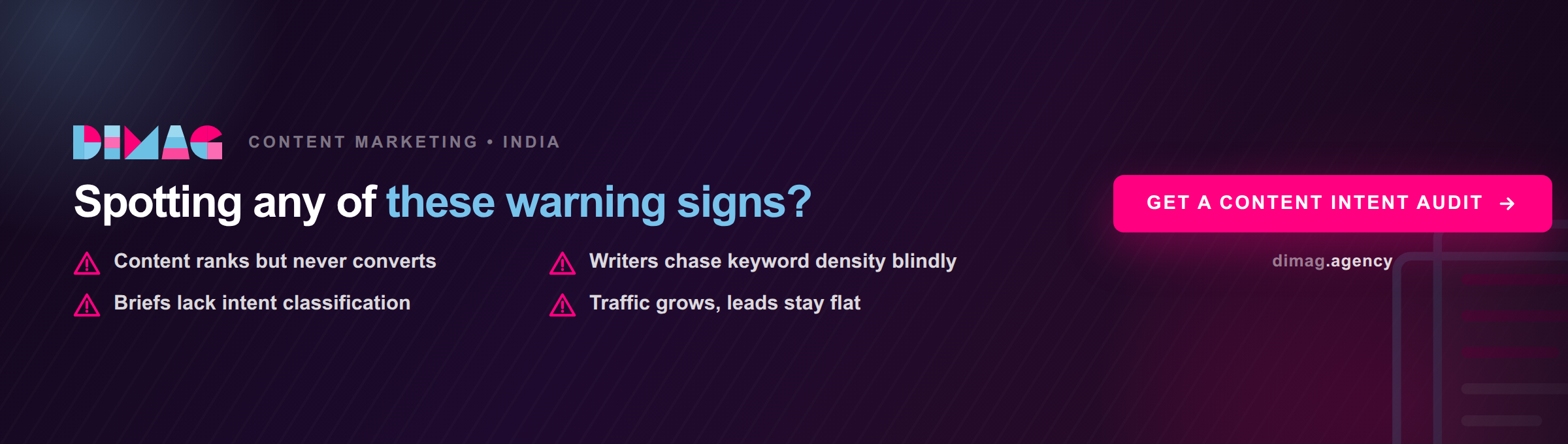 A sample content brief template showing intent classification, SERP audit notes, structural outline and proof requirements listed above word count targets.