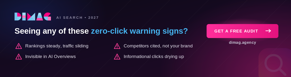 Get a free SEO audit from DiMaG