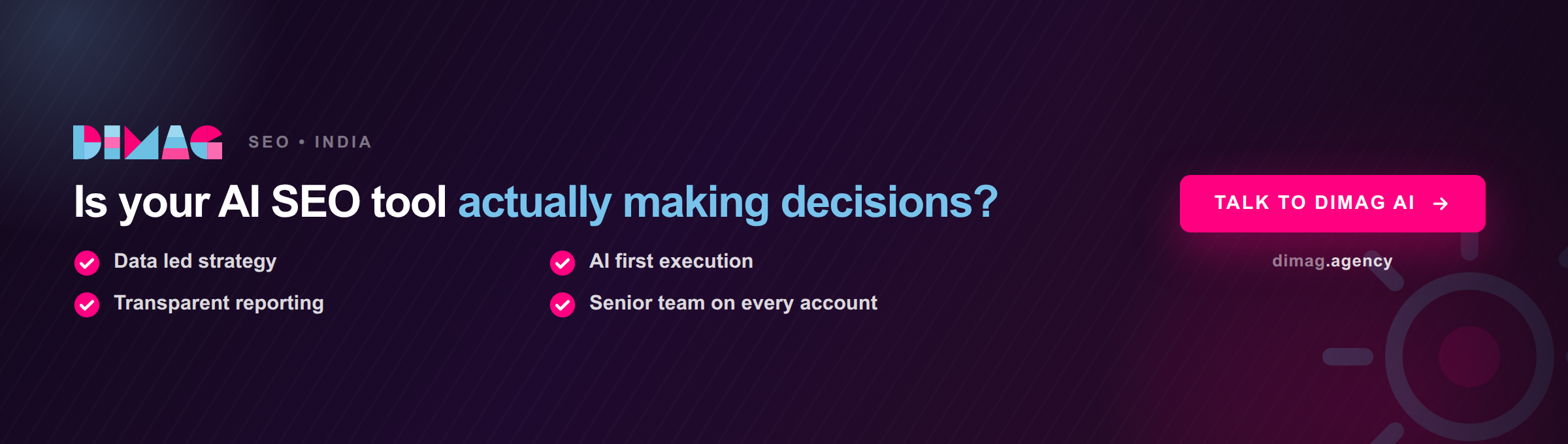 Flowchart showing an AI SEO agent executing a multi-step content workflow from keyword input through automated QA to WordPress draft